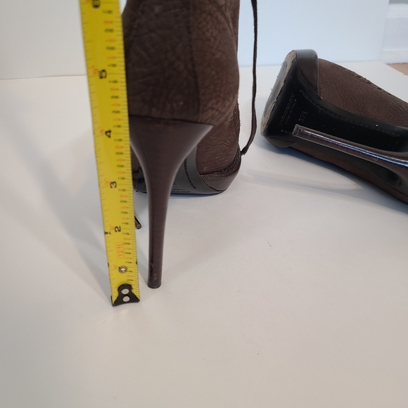 Burberry Prorsum Howcroft Brown Booties - 37.5 - Picture 8 of 15